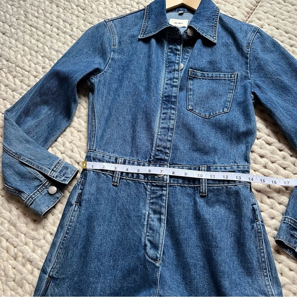 DL 1961 Anisa Long Sleeved Denim Jumpsuit | small - Picture 11 of 16
